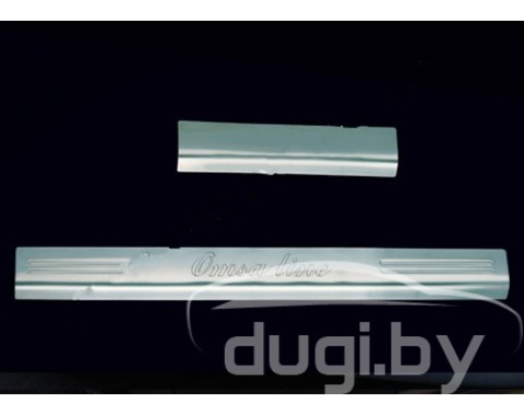 Накладки на дверные пороги (нерж.) для Bora